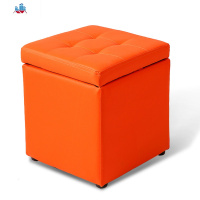 凳子时尚创意沙发凳 皮凳子换鞋凳方凳储物凳客厅脚凳试衣间凳子 泰空仓