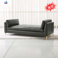 北欧金属脚轻奢卧室床尾凳床边凳现代简约皮艺沙发凳长方形贵妃榻 泰空仓