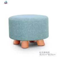 小凳子家用小椅子时尚换鞋凳圆凳创意沙发凳矮凳子卧室实木小板凳 泰空仓