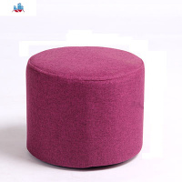换鞋凳布艺小矮凳脚凳客厅茶几凳圆凳梳妆凳时尚坐墩创意沙发凳子 泰空仓