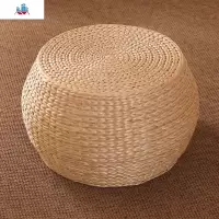 家用编坐墩换鞋凳榻榻米圆凳客厅矮凳实木板凳沙发凳小凳子墩子 泰空仓
