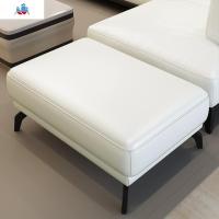 轻奢真皮沙发脚踏单个家用客厅沙发凳换鞋凳贵妃搁脚凳脚蹬方塌 泰空仓