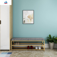 北欧换鞋凳挂衣架一体家用穿鞋凳软包坐垫鞋架鞋柜口沙发长条凳 泰空仓沙发凳/脚踏