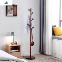 实木衣帽架枫木客厅转角创意小型挂衣服架落地卧室衣架儿童挂衣架 泰空仓落地衣帽架