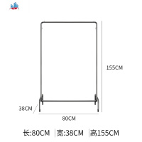 简易衣帽架挂衣架落地卧室晾衣架阳台晾晒挂衣服架子单杠式衣架 泰空仓落地衣帽架
