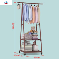 简易衣架落地式挂衣架衣帽架家用卧室衣服架子挂包架儿童置衣架 泰空仓落地衣帽架