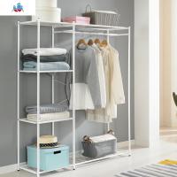 椅恋挂衣架落地衣柜简易单杆式凉衣架卧室简约挂衣服架子衣帽架 泰空仓落地衣帽架