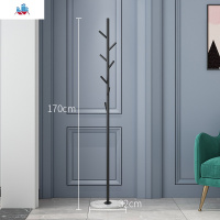 衣帽架单杆式落地挂衣架大理石铁艺现代简约卧室家用置物衣服架子 泰空仓落地衣帽架