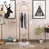北欧轻奢大理石衣架现代简约挂衣架卧室网红客厅创意落地衣帽架 泰空仓