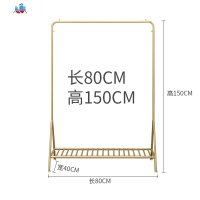 简易衣架落地卧室北欧网红衣帽架家用单杆式晾衣架阳台挂衣服架子 泰空仓落地衣帽架