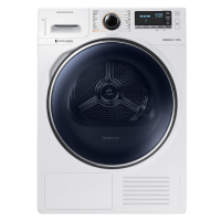 三星(SAMSUNG)DV90M8204AW/SC 9公斤 快速热烘 智能操控 衣干即停 全自动干衣机