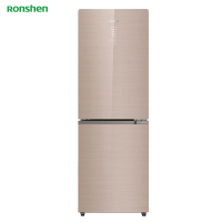 容声(Ronshen) BCD-338WKR1NPG 338升双门 两门电冰箱 变频家用节能彩晶玻璃杀菌 一级能效