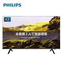 飞利浦电视43PFF6505/T3 43英寸全面屏 全高清 杜比解码 手机投屏 AI语音智能网络电视机