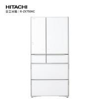 H itachi日 立 R-ZX750KC水晶白色 日本原装进口735L黑科技真空保鲜电动门自动制冰多门电冰箱