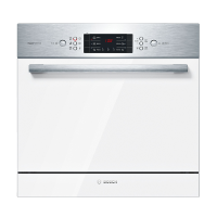 博世(BOSCH)SCE46HW00C 西班牙原装进口8套嵌入式洗碗机 白色