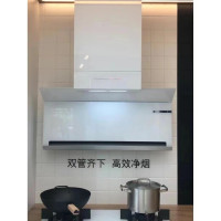 博世T8天鹅白DXW62M96AW+PSD82F21MP油烟机一套大吸力自清洁