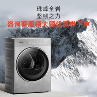 东芝热泵烘干机家用 纯平全嵌岩板系列[DH-10TS5BH]10公斤大容量 BLDC变频