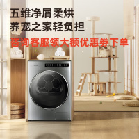 东芝热泵烘干机家用[流光银DH-10TC22BYV]纯平全嵌 10公斤大容量 BLDC变频