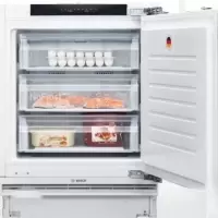 博世德国原装进口 KUR21ADE0C+GUN21ADE0C 冷藏冷冻台下嵌入式冰箱及冰洗