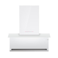 博世天鹅白DXW62M97A T8上下双吸油烟机 净吸28立方大吸力 1300pa强劲风压 专利热风自清洁 智能风速调节