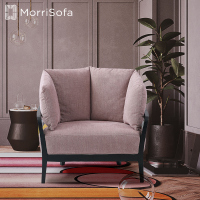 慕容沙发北欧简易布艺沙发小户型简约现代实木单人沙发椅创意家居