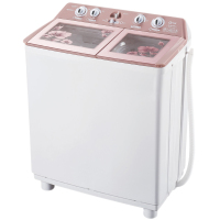 SINOEURO中欧8.5公斤半自动家用波轮洗衣机双缸甩干XPB85-658S 飓风水流 强力去污