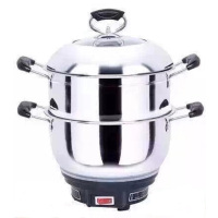 FRD多功能不锈钢电热锅G1- 20cm(迷你)1*9大箱 电炒锅 电蒸锅 电煮锅 锅 电火锅免邮,不含税