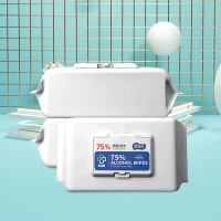 爱恩倍含酒精湿纸巾学生儿童成人80抽*3包