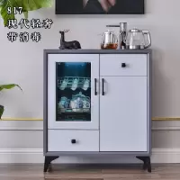 时光旧巷饮水机茶吧机家用现代轻奢带柜子消毒高端客厅智能一体柜_817轻奢全自动冰温热_温热