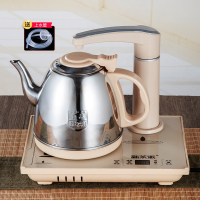 全自动上水壶电热烧水壶茶台一体家用煮茶具器泡茶保温电磁炉专用_经典半自动金色