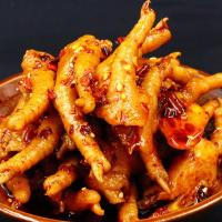 香辣鸡爪凤爪168克麻辣休闲肉类零食特色小吃熟食重庆特产鸡脚