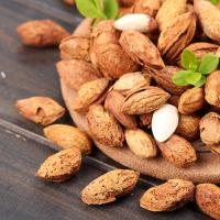 鲜记巴旦木108g开口坚果手剥薄壳纸皮扁桃仁每日坚果