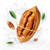 【鲜记 碧根果250g*2袋】坚果零食干果山核桃500g 奶油味长寿果