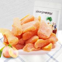 桃干100g水蜜桃零食蜜饯酸甜白桃水果干