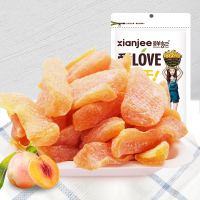 鲜记桃果干100g*2袋 桃干桃脯果干果脯蜜饯零食小吃特产