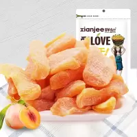 鲜记桃果干100g*2袋 桃干桃脯果干果脯蜜饯零食小吃特产