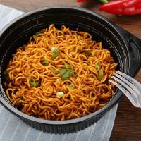 国圆火鸡面碗装干拌面清真食品韩国超辣型火鸡面盒装方便面热干面