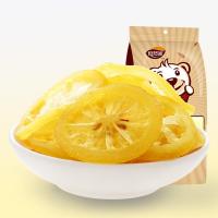 休闲零食蜜饯酸甜柠檬干果脯小包装110g柠檬片即食果干