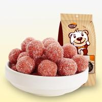 208g雪丽山楂球儿童蜜饯果脯干休闲零食品新货散装发