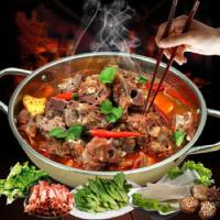 即食羊脊骨礼盒坝上原绿野垣丰羊蝎子火锅罐头1斤6两