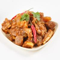 坝上特产原绿野垣丰筋头巴脑火锅罐头800g即食牛肉蹄筋板筋