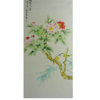 手绘名家中国当代画家俞致贞写意人物四尺斗方瑞雪客厅书房装饰画