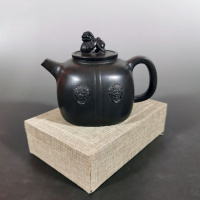 紫砂徐汉棠紫砂壶纯手工制作精品青灰泥大宅门商务礼品收藏