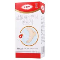 达克宁 盐酸特比萘芬喷雾剂 60ml:(1%)*1瓶/盒 手癣足癣体癣股癣
