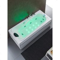 海澳德 浴缸家用小户型浴缸亚克力成人冲浪按摩浴缸恒温加热浴盆单人浴池