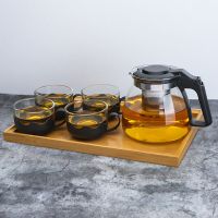 玻璃泡茶壶套装 过滤茶叶茶壶单壶花茶壶 飘逸杯 大容量 功夫茶具