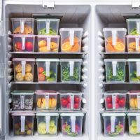 (组合装)冰箱保鲜盒收纳盒杂粮密封食物水果蔬菜收纳加厚大容量