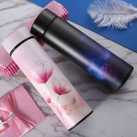 智能保温杯男女士温度显示创意韩版水杯学生可爱304不锈钢茶杯子