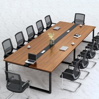 雨龙简约会议桌YCH2002板式条形洽谈桌培训桌台