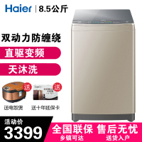 海尔(Haier) 波轮洗衣机8.5公斤全自动XQS85-BZ868双动力防缠绕天沐直驱变频